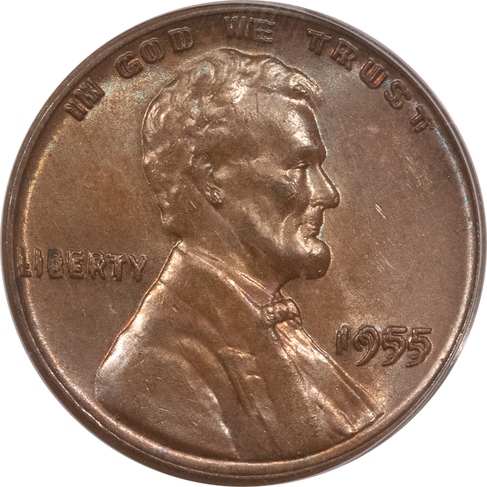 CAC Approved Coins 1955 LINCOLN CENT DOUBLED DIE OBV – PCGS MS-63 BN PQ, CHOICE & CAC APPROVED! CAC Approved Coins 1955 LINCOLN CENT DOUBLED DIE OBV – PCGS MS-63 BN PQ, CHOICE & CAC APPROVED!