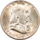 Franklin Halves 1954 FRANKLIN HALF DOLLAR – UNCIRCULATED VERY CHOICE W/ FULL BELL LINES!