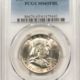 Franklin Halves 1959 FRANKLIN HALF DOLLAR – ANACS MS-63, WHITE! Franklin Halves 1959 FRANKLIN HALF DOLLAR – ANACS MS-63, WHITE!