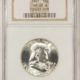 Franklin Halves 1961 PROOF FRANKLIN HALF DOLLAR – ANACS PF-64, WHITE!