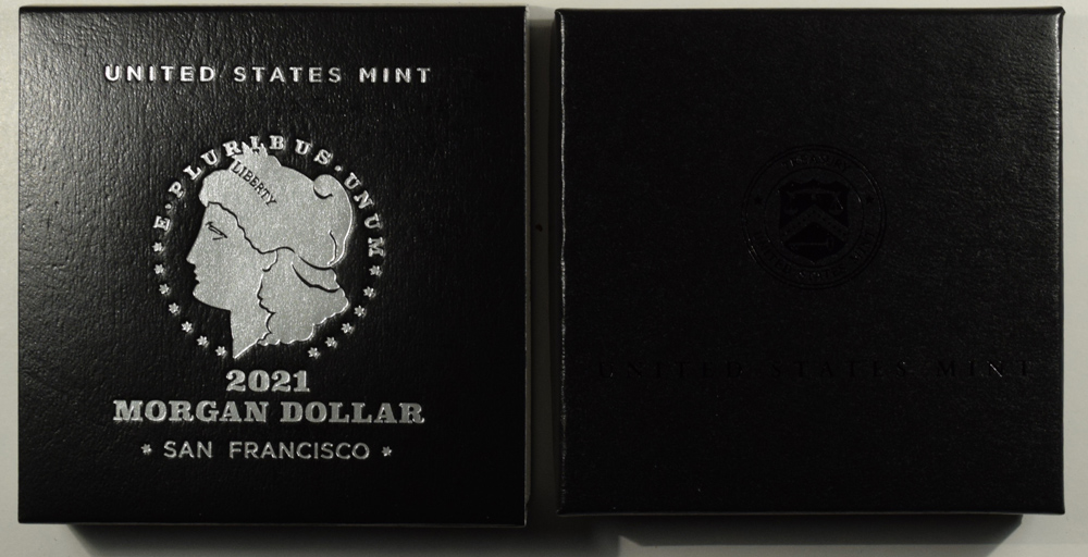 Dollars 2021-S PRIVY $1 MORGAN DOLLAR SILVER COMMEMORATIVE – GEM UNCIRCULATED, MINT PKG Dollars 2021-S PRIVY $1 MORGAN DOLLAR SILVER COMMEMORATIVE – GEM UNCIRCULATED, MINT PKG