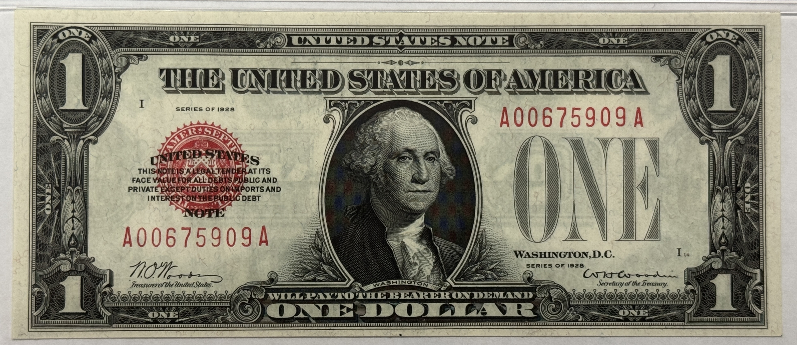 Legal Tender U.S. Notes 1928 $1 LEGAL TENDER UNITED STATES NOTE FR1500 PMG CHOICE UNCIRCULTED 64 EPQ GEM Legal Tender U.S. Notes 1928 $1 LEGAL TENDER UNITED STATES NOTE FR1500 PMG CHOICE UNCIRCULTED 64 EPQ GEM
