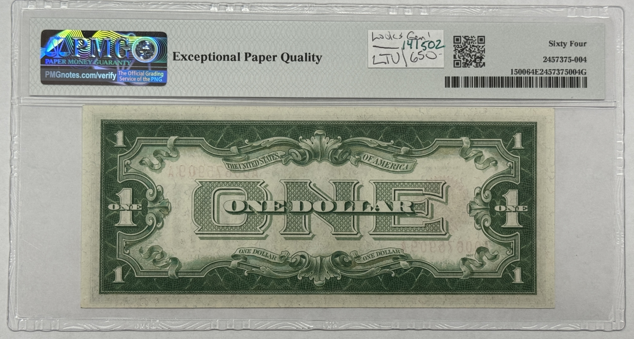 Legal Tender U.S. Notes 1928 $1 LEGAL TENDER UNITED STATES NOTE FR1500 PMG CHOICE UNCIRCULTED 64 EPQ GEM Legal Tender U.S. Notes 1928 $1 LEGAL TENDER UNITED STATES NOTE FR1500 PMG CHOICE UNCIRCULTED 64 EPQ GEM