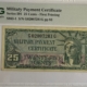 Military Payment Certificates SERIES 591 50 CENTS MPC MILITARY PAYMENT CERTIFICATE S864-1 PMG VF-30, MINOR INK
