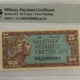 Military Payment Certificates SERIES 611 50 CENTS MPC MILITARY PAYMENT CERTIFICATE, S874-1 – PMG AU-55 EPQ! Military Payment Certificates SERIES 611 50 CENTS MPC MILITARY PAYMENT CERTIFICATE, S874-1 – PMG AU-55 EPQ!