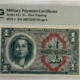 Military Payment Certificates SERIES 611 $5 MPC MILITARY PAYMENT CERT S876-1, PMG VF-25 SMALL TEARS BUT TOUGH! Military Payment Certificates SERIES 611 $5 MPC MILITARY PAYMENT CERT S876-1, PMG VF-25 SMALL TEARS BUT TOUGH!