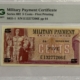 Military Payment Certificates SERIES 681 $20 MPC MILITARY PAYMENT CERTIFICATE S918-1 PMG CHOICE UNC 64 PRETTY! Military Payment Certificates SERIES 681 $20 MPC MILITARY PAYMENT CERTIFICATE S918-1 PMG CHOICE UNC 64 PRETTY!