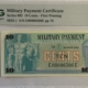 Military Payment Certificates SERIES 692 5 CENTS MPC MILITARY PAYMENT CERTIFICATE S931-1 PMG SUPERB GU 67 EPQ!