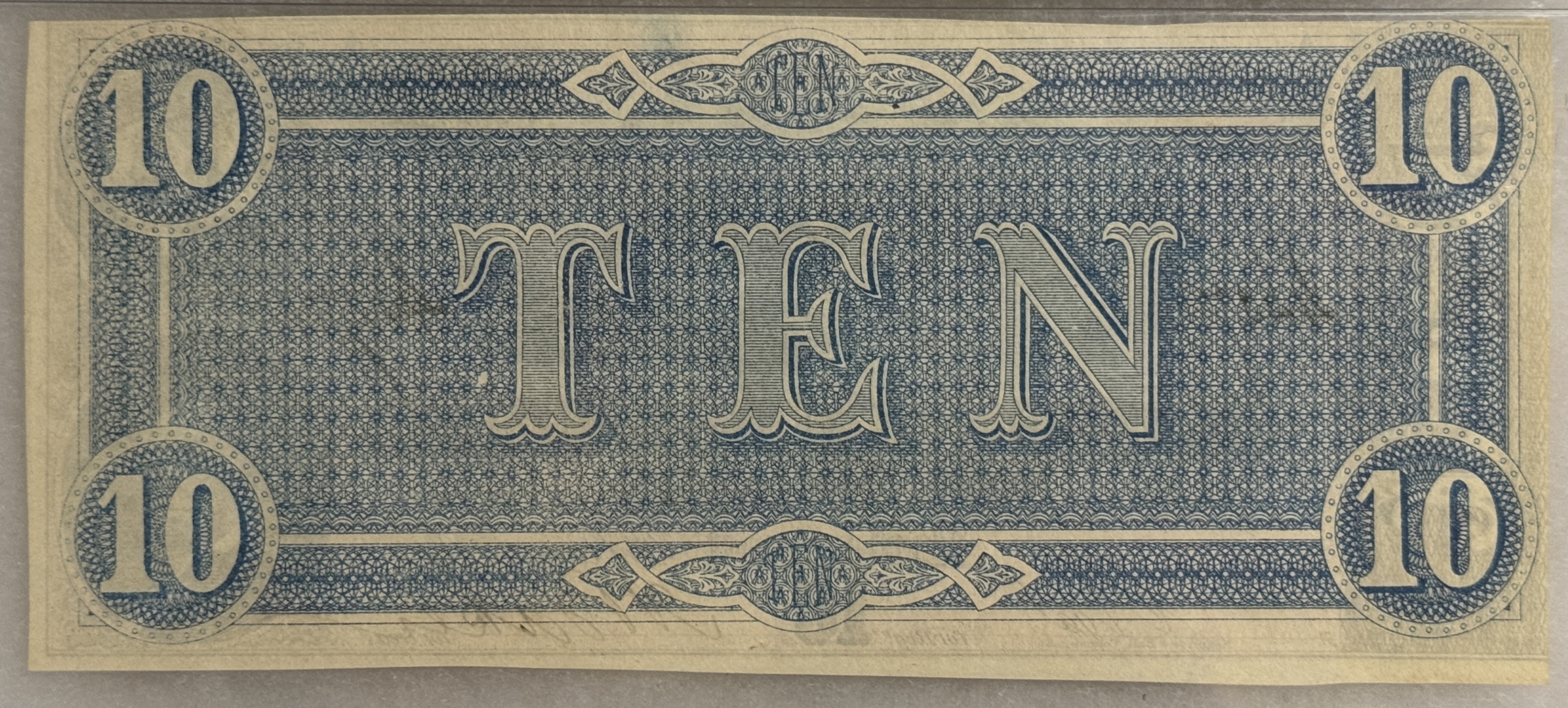 Confederate Notes 1864 $10 CONFEDERATE STATES OF AMERICA, T-68 – PMG UNC-62 EPQ! SUPER QUALITY! Confederate Notes 1864 $10 CONFEDERATE STATES OF AMERICA, T-68 – PMG UNC-62 EPQ! SUPER QUALITY!