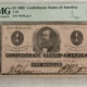 Confederate Notes 1861 $50 CONFEDERATE STATES OF AMERICA NOTE, GEORGE WASHINGTON, T-8 – PMG XF-40