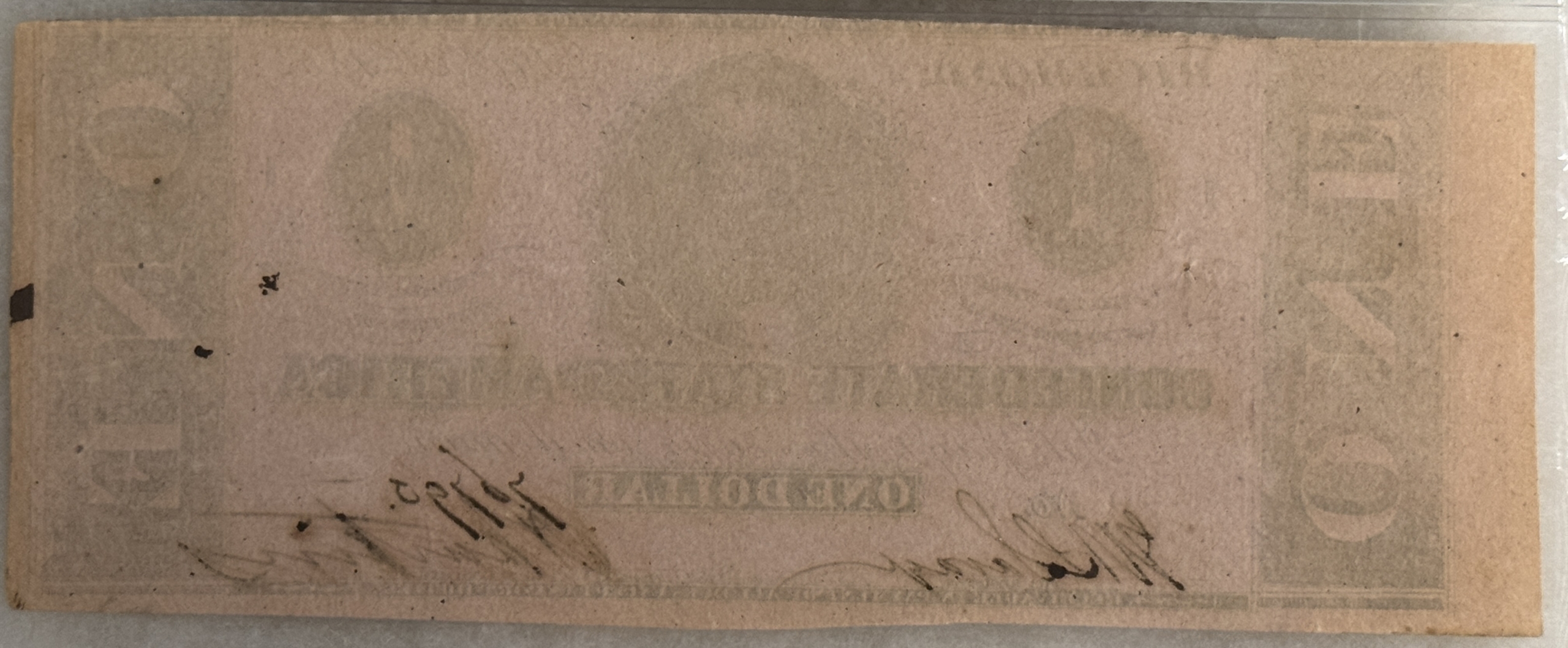 Confederate Notes 1862 $1 CONFEDERATE STATES OF AMERICA DOLLAR, T-55 – PMG AU-55, TOUGHER Confederate Notes 1862 $1 CONFEDERATE STATES OF AMERICA DOLLAR, T-55 – PMG AU-55, TOUGHER