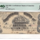 Confederate Notes 1861 $50 CONFEDERATE STATES OF AMERICA T-8, PMG CH UNC-63, ANNOTATION-PRETTY!