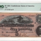 Confederate Notes 1864 $100 CONFEDERATE STATES OF AMERICA T-65, PMG AU-53, SHARP LOOKING NOTE!