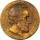 Exonumia 1909 ABRAHAM LINCOLN CENTENNIAL BRONZE MEDAL W/ MALICE TOWARD NONE 61MM K311 GEM