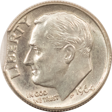 Dimes 1964-D ROOSEVELT DIME MINT ERROR CLIPPED PLANCHET CHOICE BRILLIANT UNCIRCULATED!