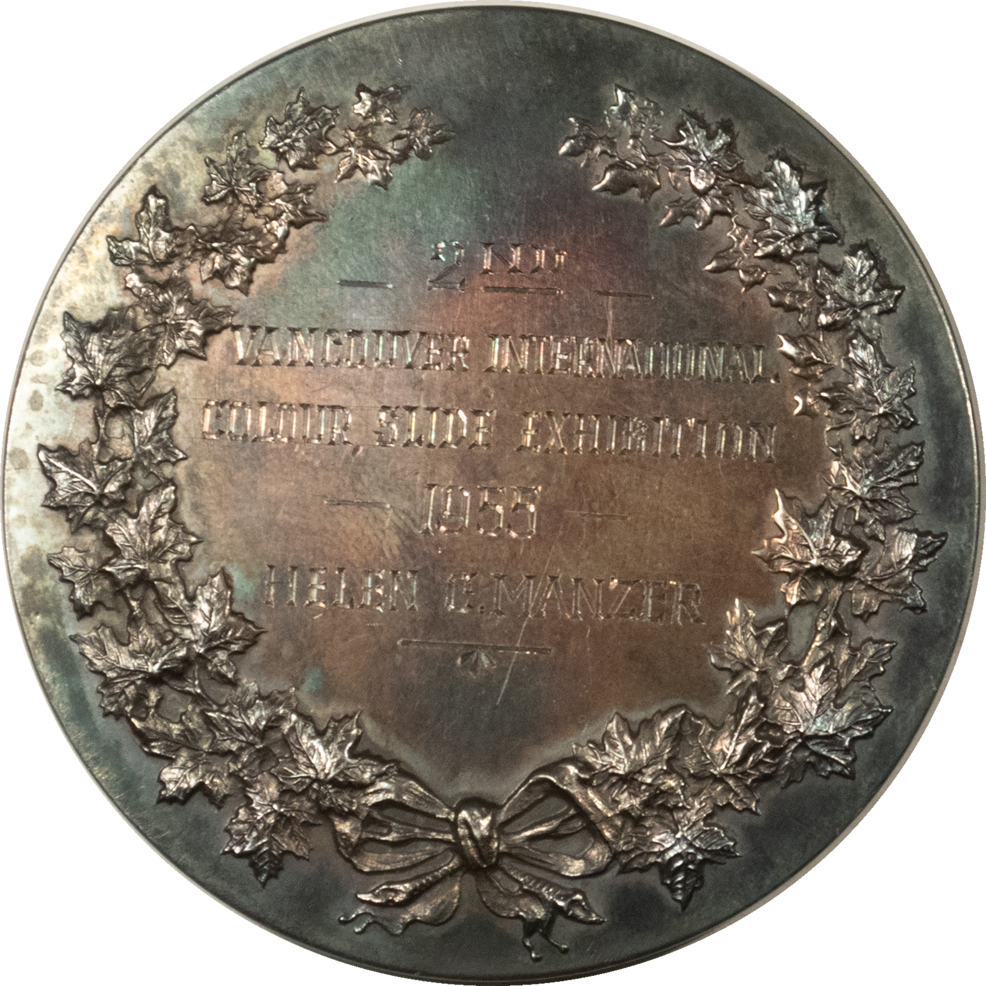 Exonumia 1955 PACIFIC NATIONAL EXHIBITION, STERLING SILVER AWARD MEDAL, 71 GRAMS, 56MM! Exonumia 1955 PACIFIC NATIONAL EXHIBITION, STERLING SILVER AWARD MEDAL, 71 GRAMS, 56MM!