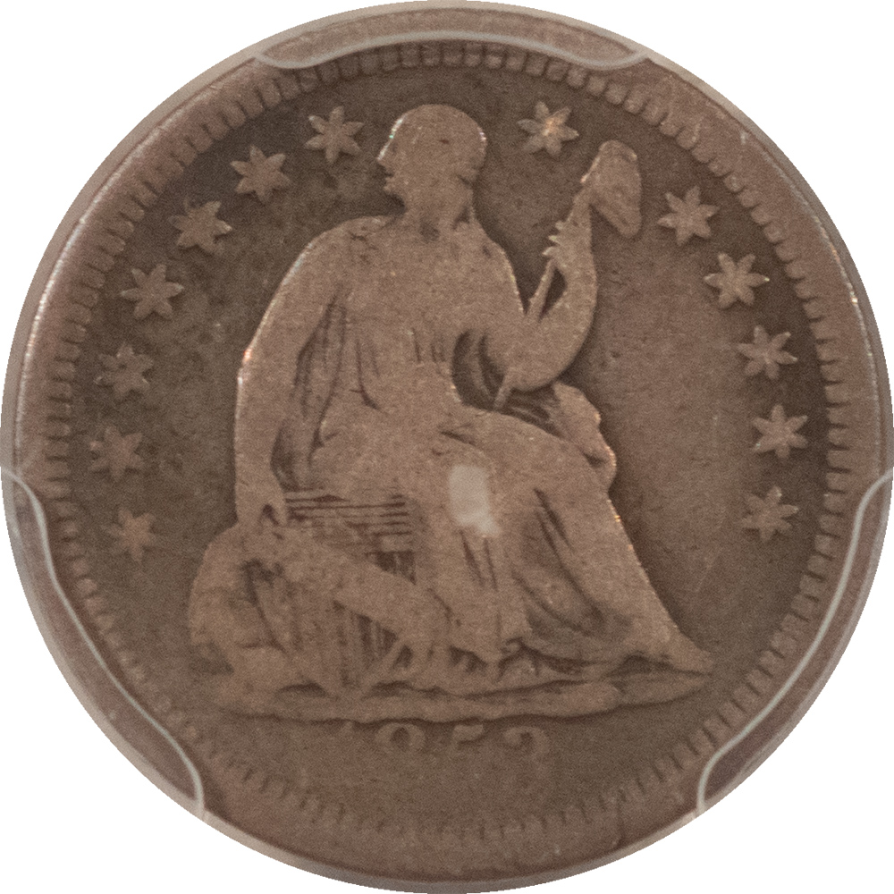 Half Dimes 1853-O NO ARROWS SEATED LIBERTY HALF DIME PCGS GENUINE VG DETAILS BENT! TOUGH! Half Dimes 1853-O NO ARROWS SEATED LIBERTY HALF DIME PCGS GENUINE VG DETAILS BENT! TOUGH!