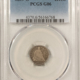 Half Dimes 1857-O SEATED LIBERTY HALF DIME – PCGS GENUINE VF DETAILS, DAMAGE!