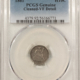 Half Dimes 1860 SEATED LIBERTY HALF DIME – PCGS GENUINE XF DETAILS, SCRATCH!