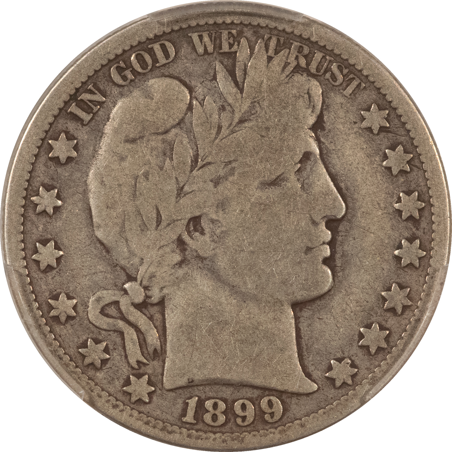 Barber Halves 1899-O BARBER HALF DOLLAR – PCGS VG-8 Barber Halves 1899-O BARBER HALF DOLLAR – PCGS VG-8