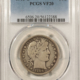 Barber Halves 1906-D BARBER HALF DOLLAR – PCGS F-15 Barber Halves 1906-D BARBER HALF DOLLAR – PCGS F-15