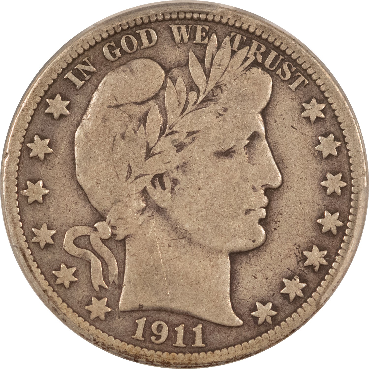 Barber Halves 1911-D BARBER HALF DOLLAR – PCGS VG-10 Barber Halves 1911-D BARBER HALF DOLLAR – PCGS VG-10