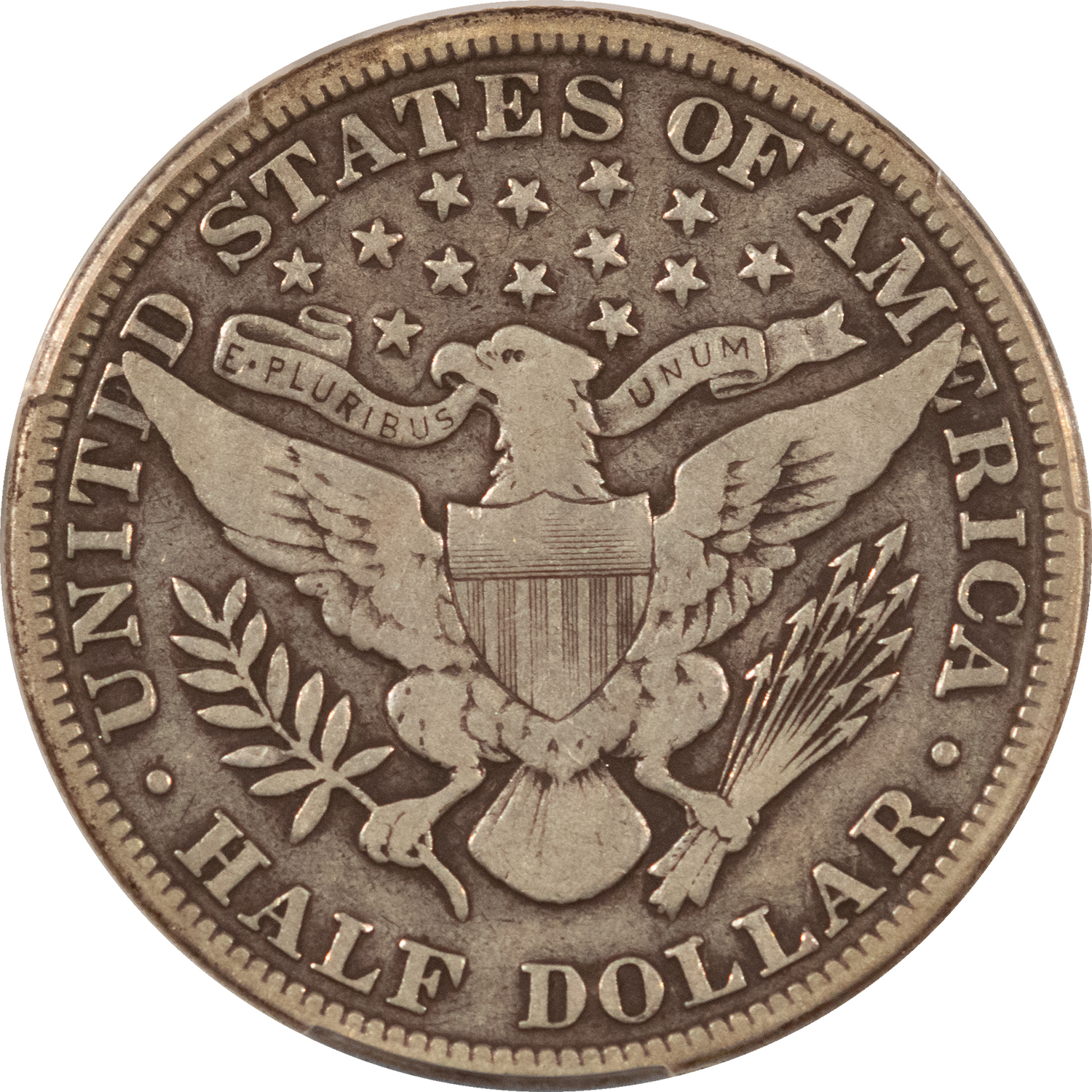 Barber Halves 1913 BARBER HALF DOLLAR – PCGS F-12, KEY-DATE! Barber Halves 1913 BARBER HALF DOLLAR – PCGS F-12, KEY-DATE!
