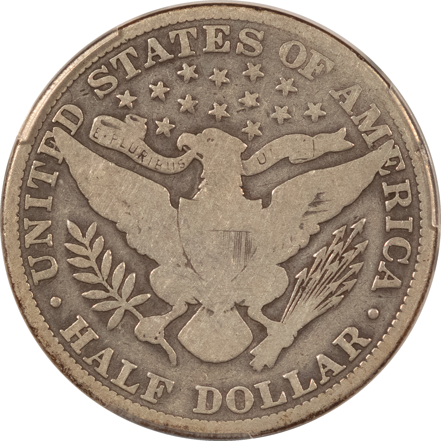 Barber Halves 1915 BARBER HALF DOLLAR – PCGS G-6 Barber Halves 1915 BARBER HALF DOLLAR – PCGS G-6