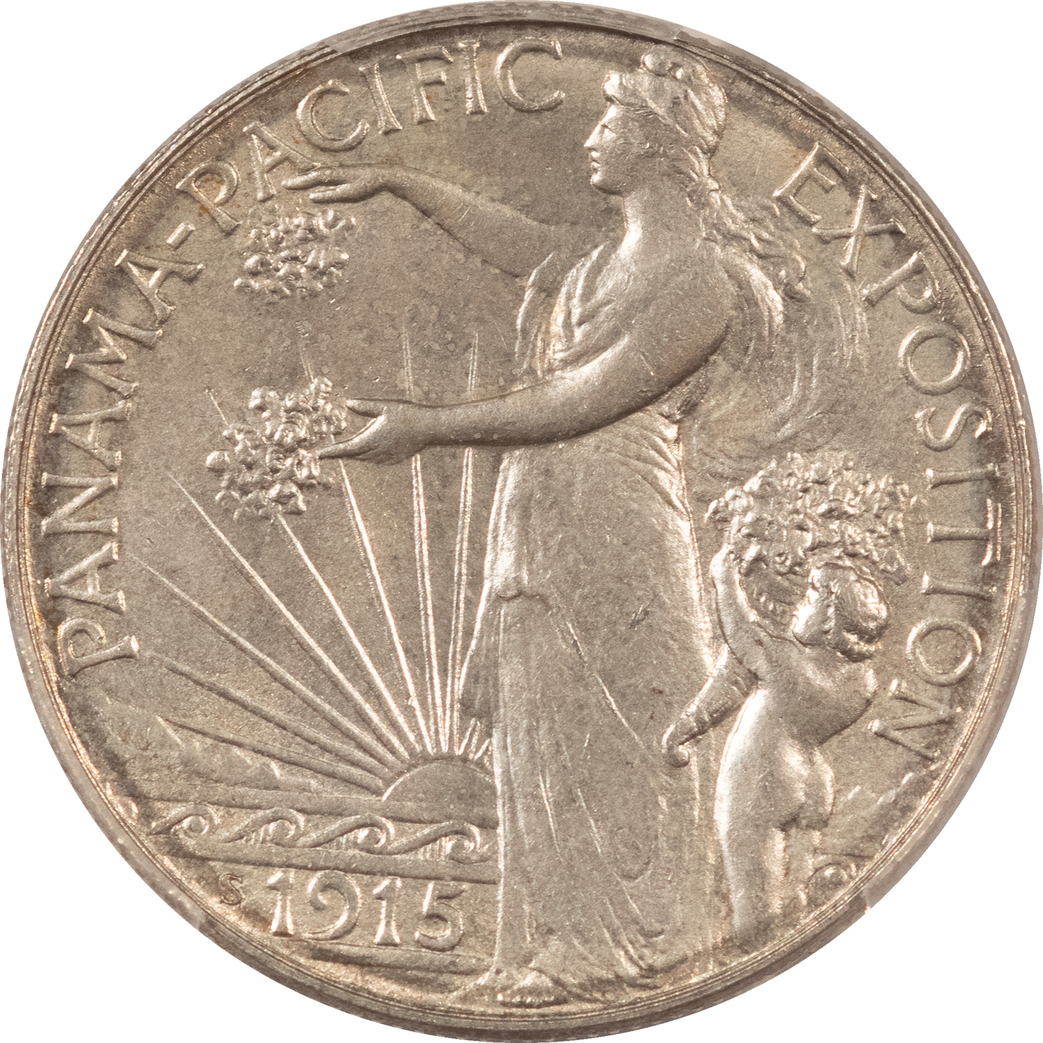 Early Commems 1915-S PAN-PAC COMMEMORATIVE HALF DOLLAR – PCGS GENUINE UNC DETAILS CLEANED! Early Commems 1915-S PAN-PAC COMMEMORATIVE HALF DOLLAR – PCGS GENUINE UNC DETAILS CLEANED!