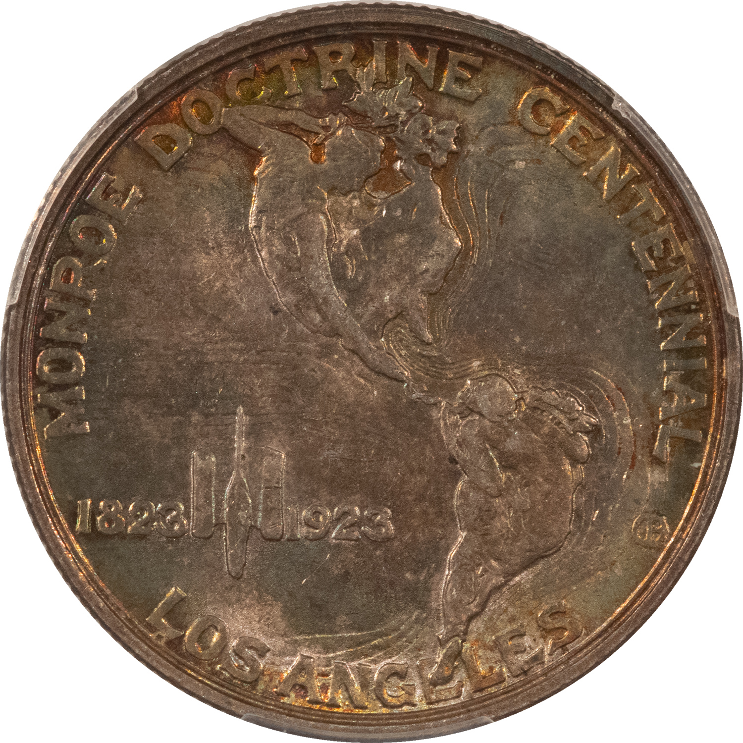Early Commems 1923-S MONROE COMMEMORATIVE HALF DOLLAR – PCGS MS-63 Early Commems 1923-S MONROE COMMEMORATIVE HALF DOLLAR – PCGS MS-63