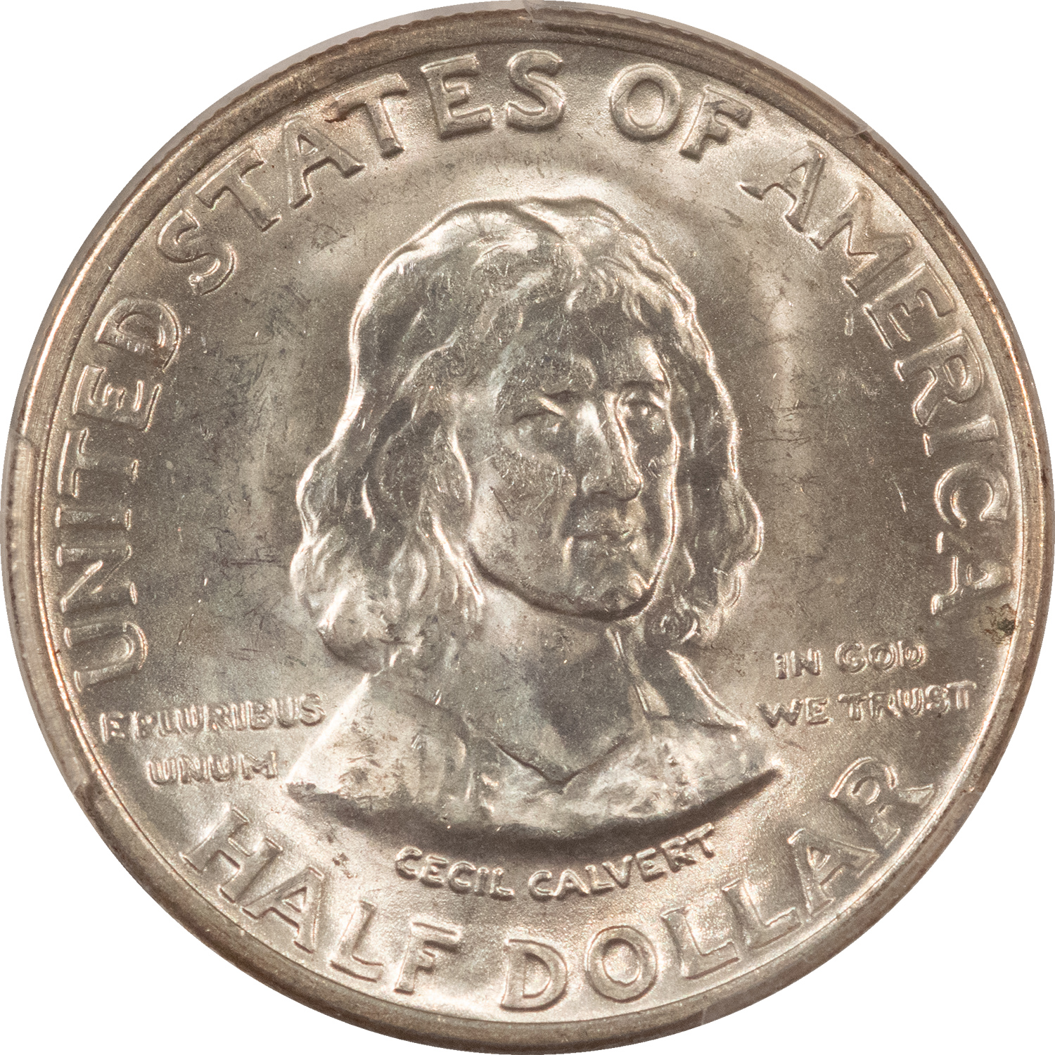 Early Commems 1934 MARYLAND COMMEMORATIVE HALF DOLLAR – PCGS MS-64 Early Commems 1934 MARYLAND COMMEMORATIVE HALF DOLLAR – PCGS MS-64