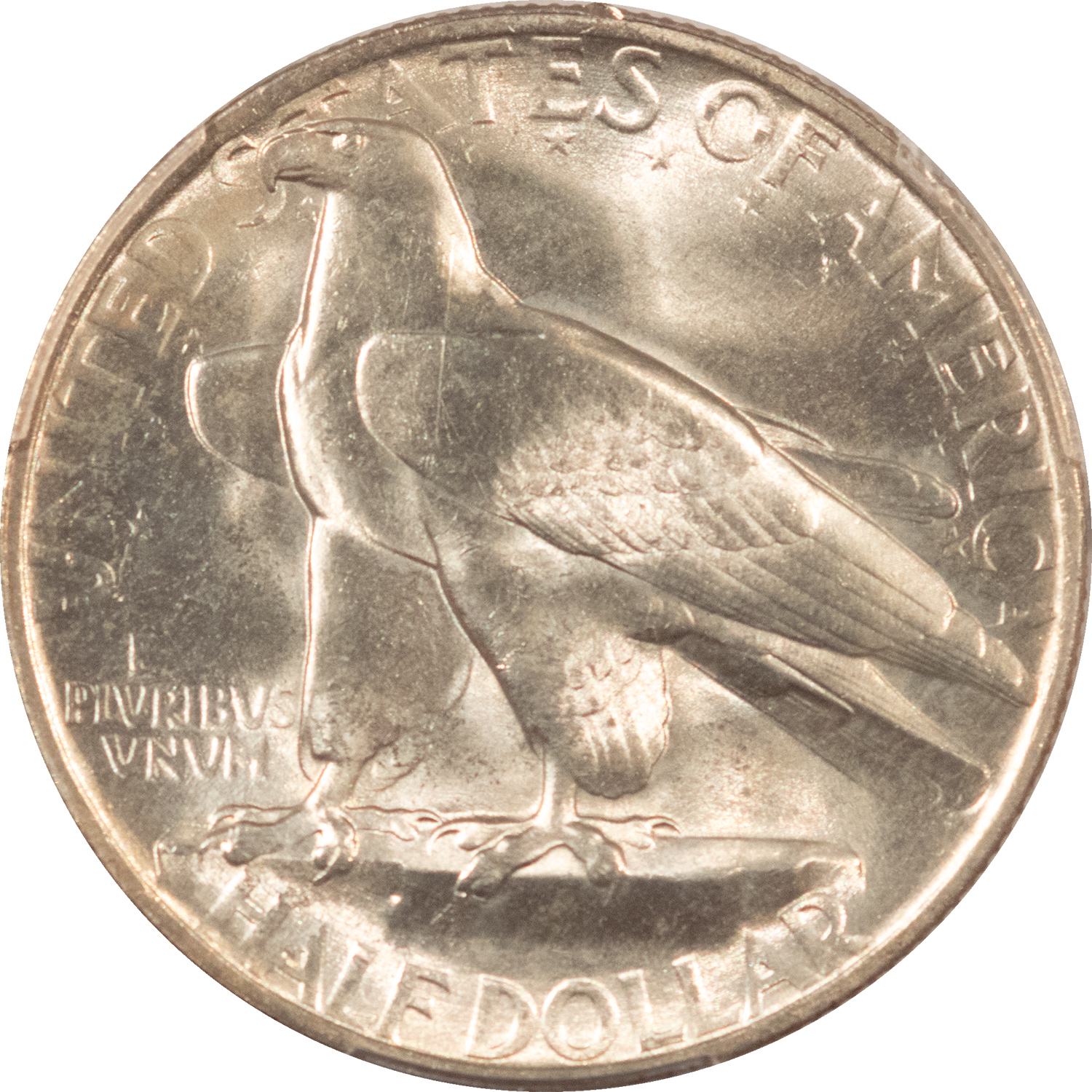 Early Commems 1935 CONNECTICUT COMMEMORATIVE HALF DOLLAR – PCGS GENUINE UNC DETAILS, DAMAGE! Early Commems 1935 CONNECTICUT COMMEMORATIVE HALF DOLLAR – PCGS GENUINE UNC DETAILS, DAMAGE!
