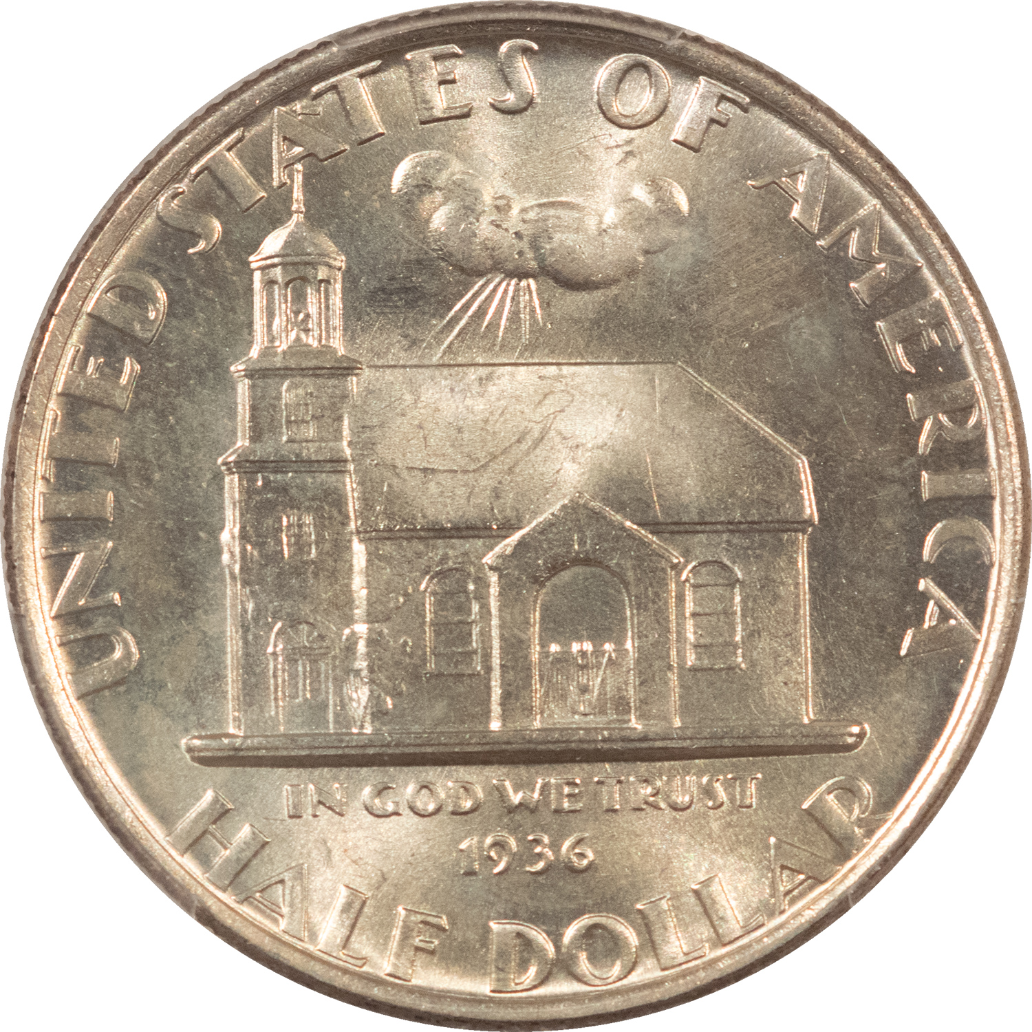 Early Commems 1936 DELAWARE COMMEMORATIVE HALF DOLLAR – PCGS MS-65 Early Commems 1936 DELAWARE COMMEMORATIVE HALF DOLLAR – PCGS MS-65