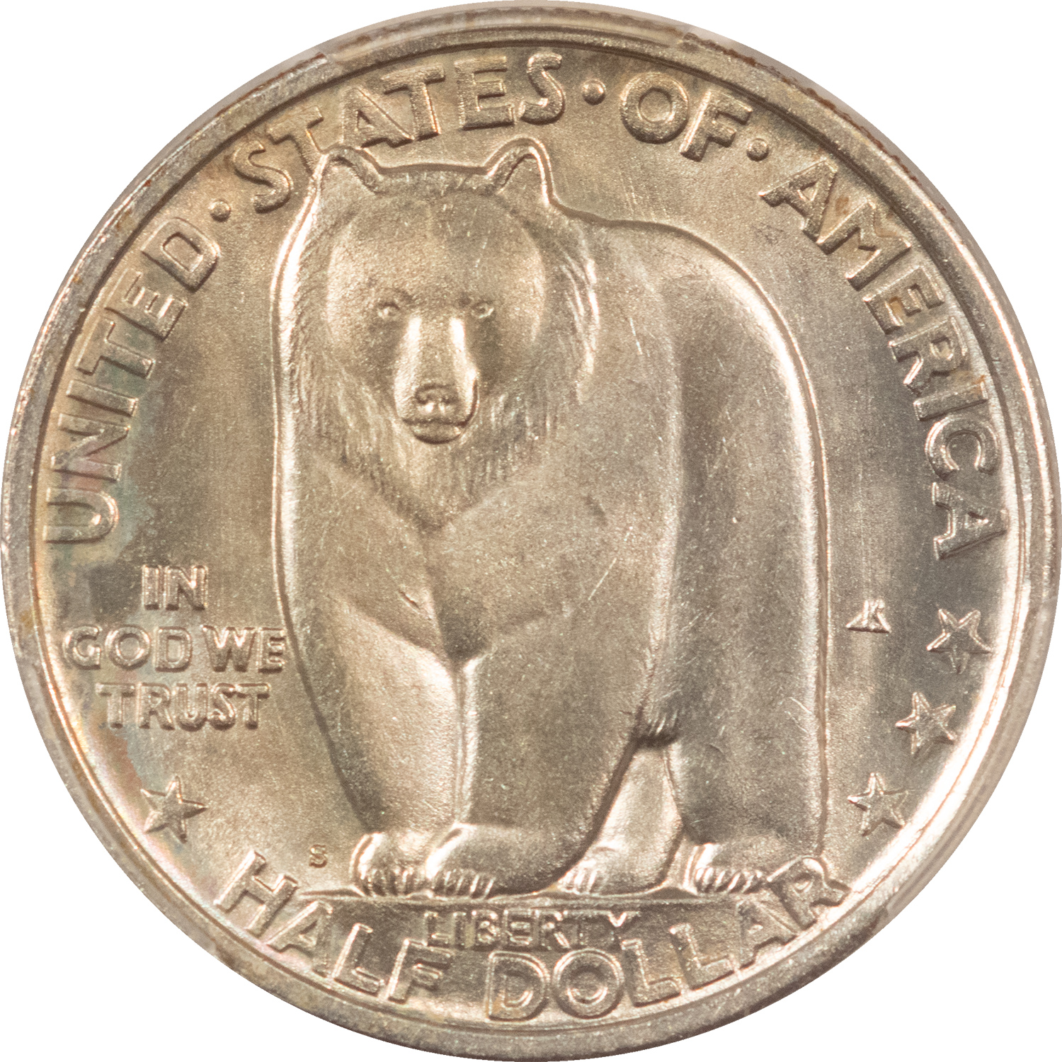 Early Commems 1936-S BAY BRIDGE COMMEMORATIVE HALF DOLLAR – PCGS MS-64 Early Commems 1936-S BAY BRIDGE COMMEMORATIVE HALF DOLLAR – PCGS MS-64