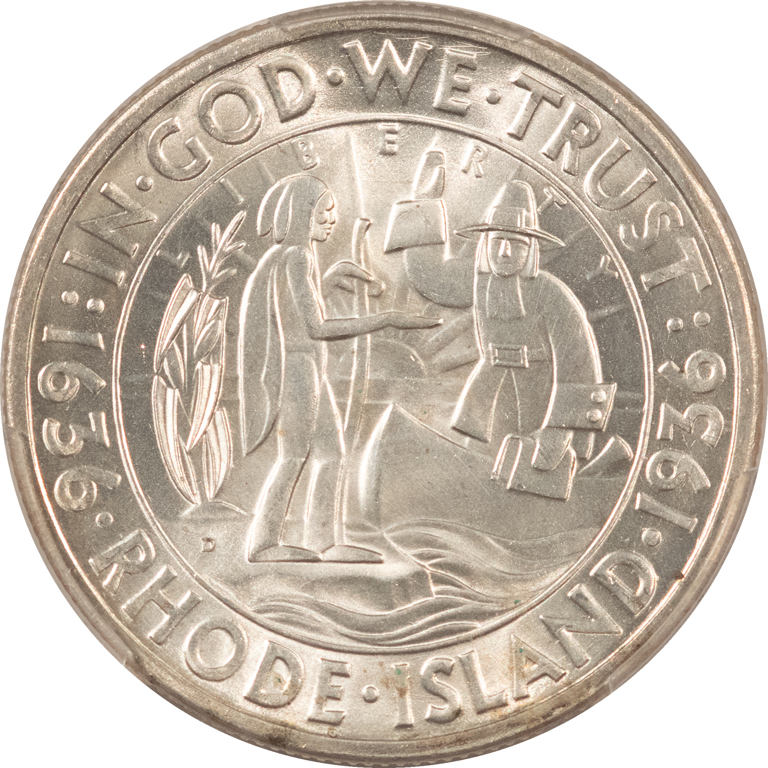 Early Commems 1936-D RHODE ISLAND COMMEMORATIVE HALF DOLLAR – PCGS MS-64 Early Commems 1936-D RHODE ISLAND COMMEMORATIVE HALF DOLLAR – PCGS MS-64
