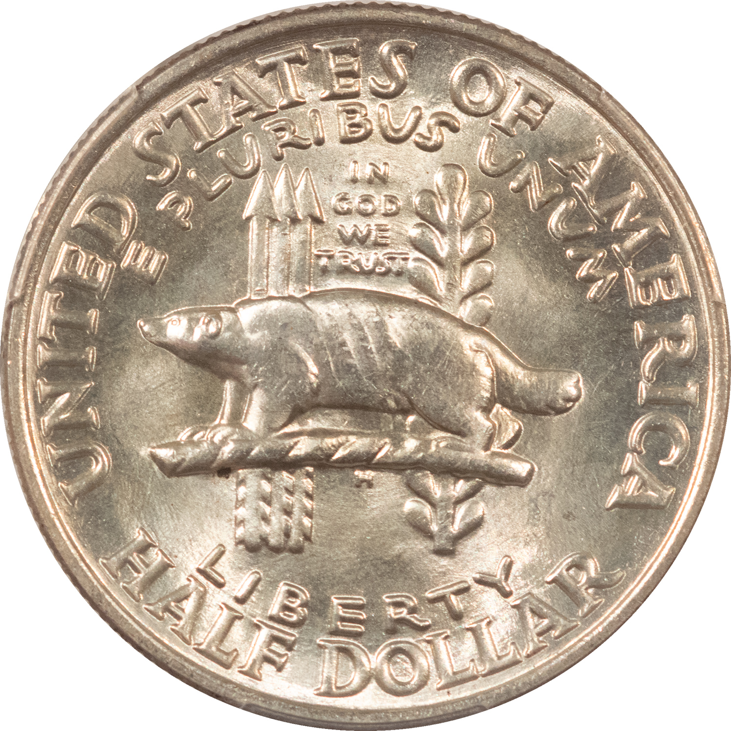 Early Commems 1936 WISCONSIN COMMEMORATIVE HALF DOLLAR – PCGS MS-65 Early Commems 1936 WISCONSIN COMMEMORATIVE HALF DOLLAR – PCGS MS-65