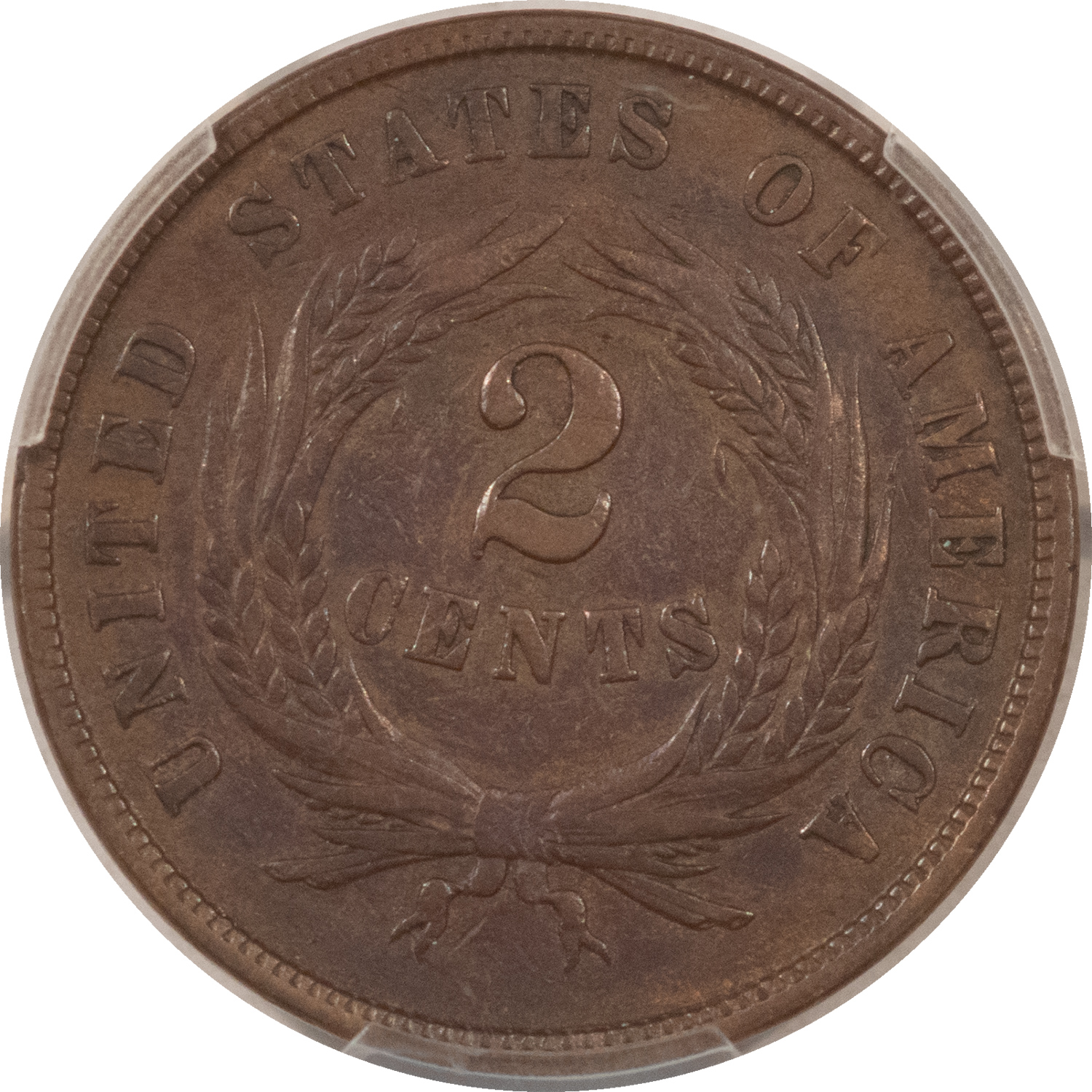 New Certified Coins 1864 TWO CENT PIECE, SMALL MOTTO – PCGS XF-40, KEY-DATE! New Certified Coins 1864 TWO CENT PIECE, SMALL MOTTO – PCGS XF-40, KEY-DATE!