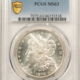 Dollars 1878-CC $1 MORGAN DOLLAR – NGC MS-62, FROSTY WHITE! FIRST-YEAR CARSON CITY!