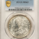 Dollars 1892 $1 MORGAN DOLLAR – PCGS MS-64 BLAST WHITE, TOUGH DATE!
