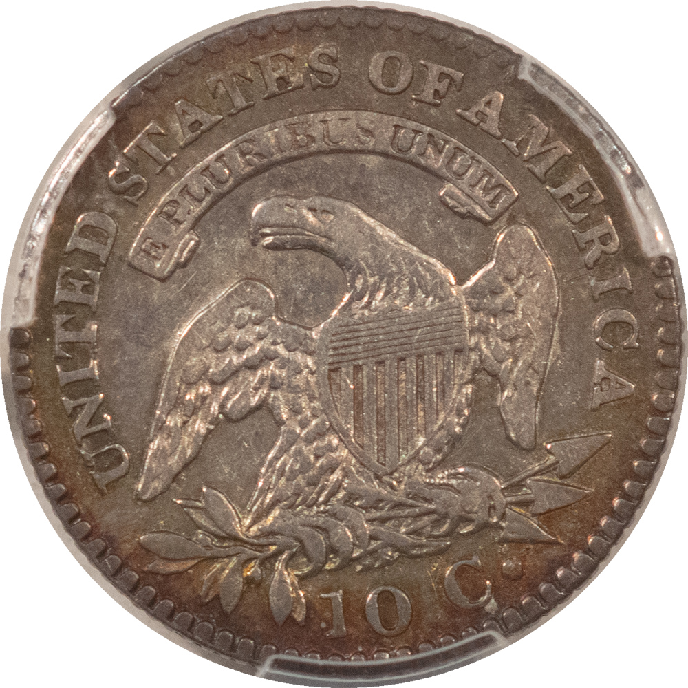 Capped Bust Dimes 1823/2 CAPPED BUST DIME, LARGE Es – PCGS VF-35, TOUGH DATE! Capped Bust Dimes 1823/2 CAPPED BUST DIME, LARGE Es – PCGS VF-35, TOUGH DATE!