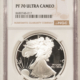American Silver Eagles 1991-S $1 PROOF AMERICAN SILVER EAGLE 1 OZ .999 – NGC PF-70 ULTRA CAMEO!