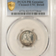 Capped Bust Dimes 1821 CAPPED BUST DIME, LARGE DATE – PCGS AU-58, TOUGH!