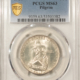 Half Dollars 1943 WALKING LIBERTY HALF DOLLAR – PCGS MS-64, LOOKS 65+, BLAZING WHITE!
