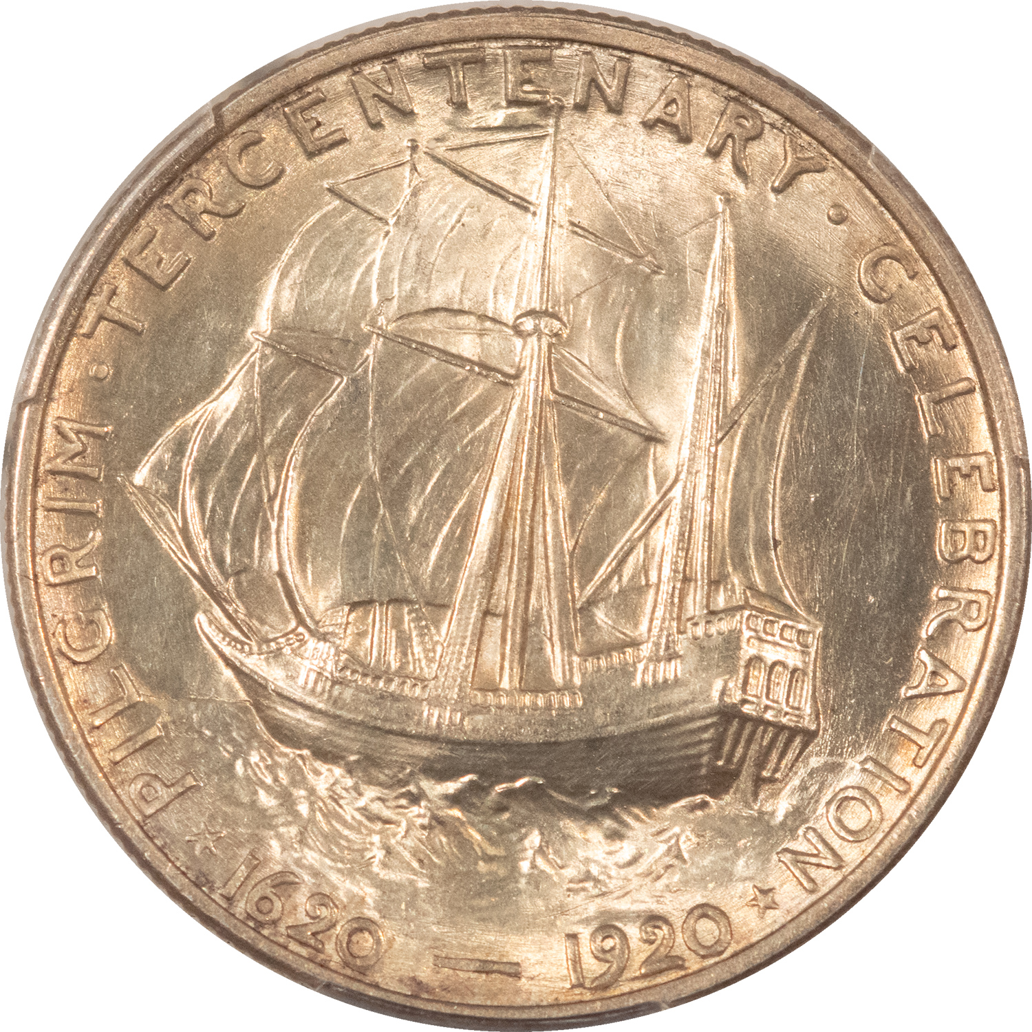 Early Commems 1920 PILGRIM COMMEMORATIVE HALF DOLLAR, PCGS MS-63 FRESH, ORIGINAL WHITE! CLEAN! Early Commems 1920 PILGRIM COMMEMORATIVE HALF DOLLAR, PCGS MS-63 FRESH, ORIGINAL WHITE! CLEAN!