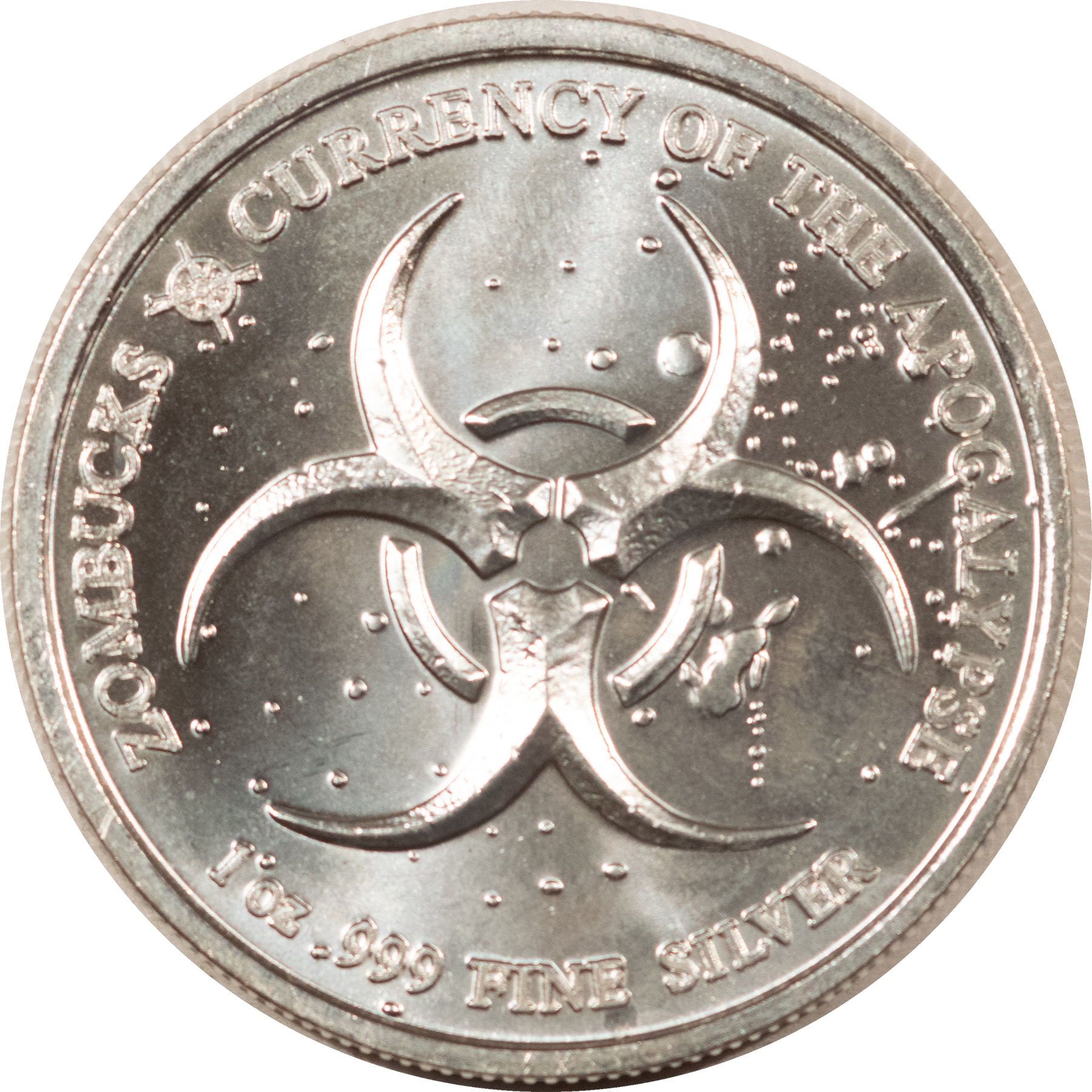 Bullion 2018 1 OZ .999 FINE SILVER 50 ZOMBUCKS FEAST, CURRENCY OF THE APOCALYPSE – GEM! Bullion 2018 1 OZ .999 FINE SILVER 50 ZOMBUCKS FEAST, CURRENCY OF THE APOCALYPSE – GEM!