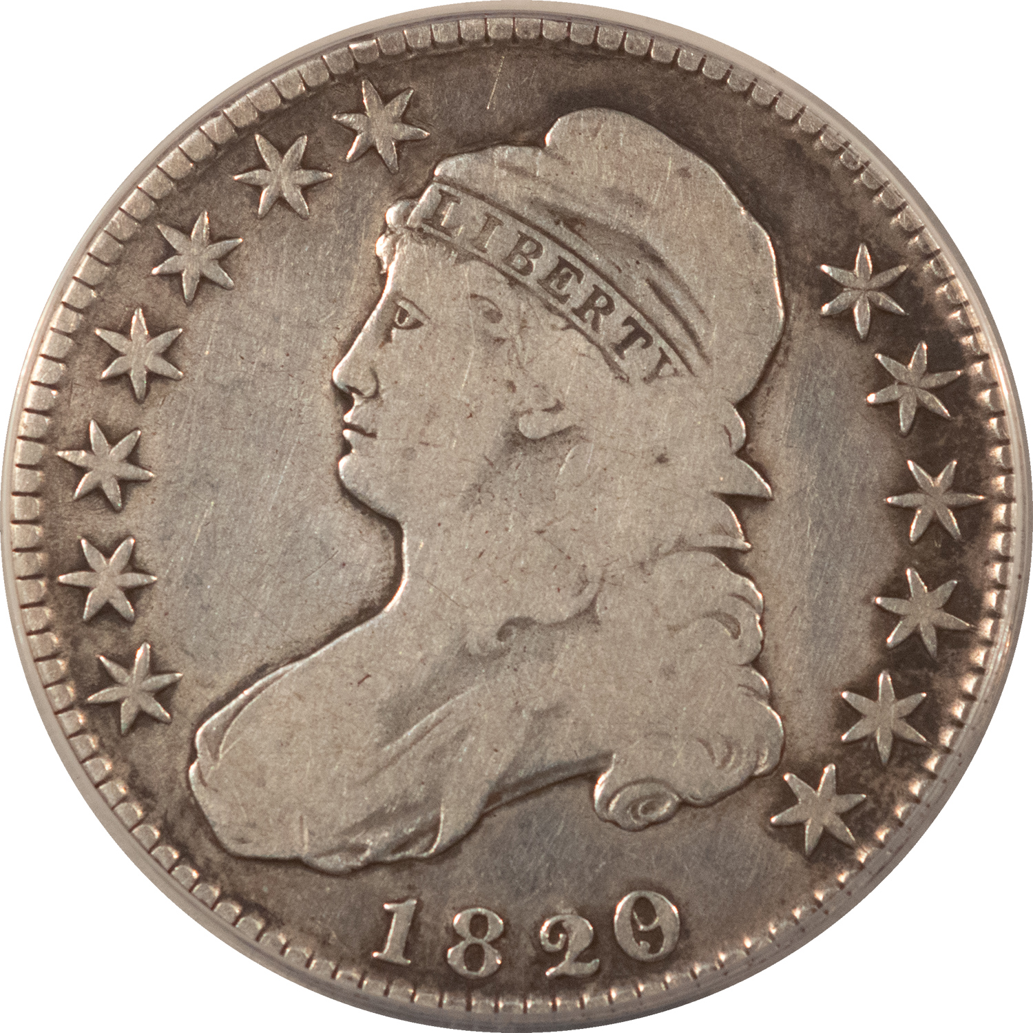 Early Halves 1820/19 CAPPED BUST HALF DOLLAR, O-102 – ANACS VG-8, DETAILS, CLEANED! Early Halves 1820/19 CAPPED BUST HALF DOLLAR, O-102 – ANACS VG-8, DETAILS, CLEANED!