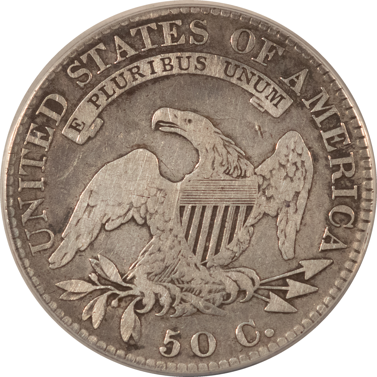 Early Halves 1820/19 CAPPED BUST HALF DOLLAR, O-102 – ANACS VG-8, DETAILS, CLEANED! Early Halves 1820/19 CAPPED BUST HALF DOLLAR, O-102 – ANACS VG-8, DETAILS, CLEANED!