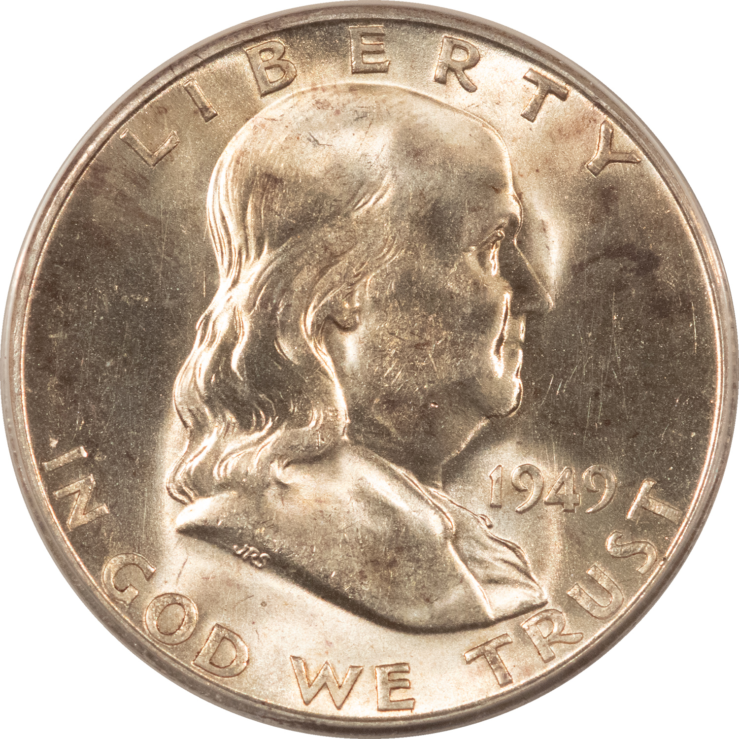 Franklin Halves 1949-S FRANKLIN HALF DOLLAR – ANACS MS-64 Franklin Halves 1949-S FRANKLIN HALF DOLLAR – ANACS MS-64