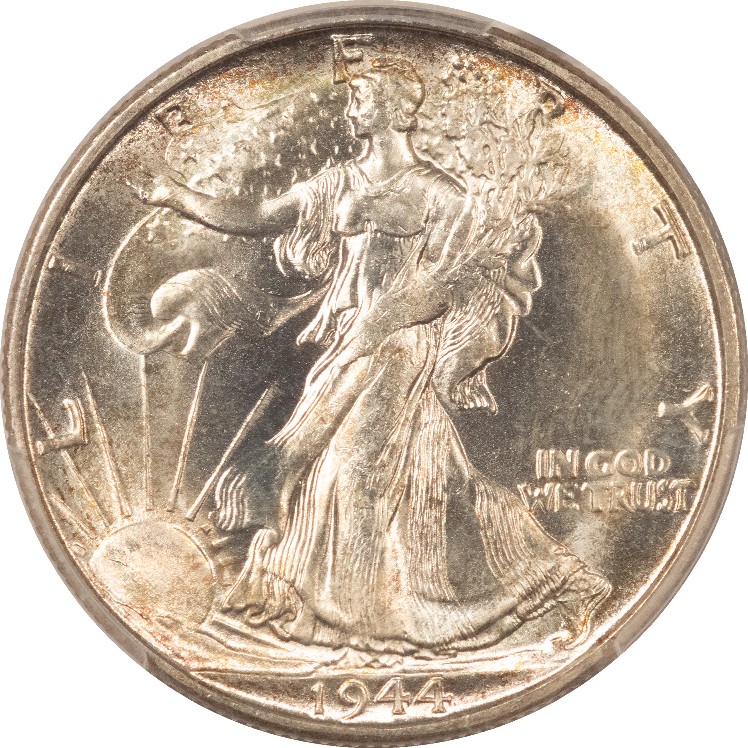 Half Dollars 1944-S WALKING LIBERTY HALF DOLLAR – PCGS MS-66, FRESH WHITE! Half Dollars 1944-S WALKING LIBERTY HALF DOLLAR – PCGS MS-66, FRESH WHITE!