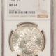 Morgan Dollars 1890-O MORGAN DOLLAR NGC MS-63 ORIGINAL LUSTROUS & CHOICE!
